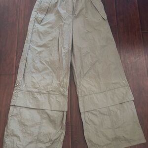 Forever 21 Olive Wide-Leg Pants